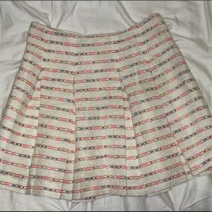 NWT JOA Multi-Colored Pleated Skirt